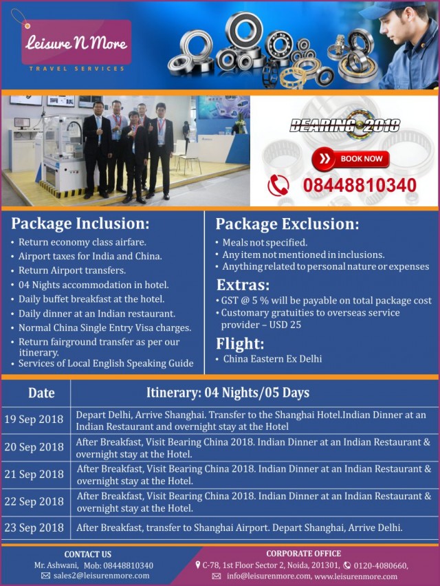  International trade fair packages - Leisure n More Travel Services