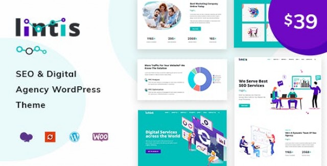 Lintis- SEO and Digital Agency WordPress Theme