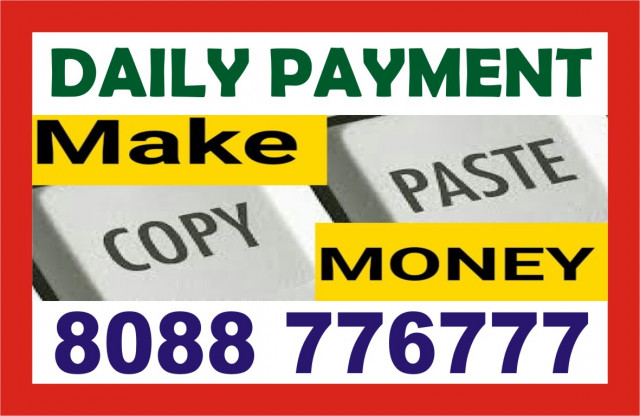 Part time jobs | Copy paste work | 1740 | Daily Payment