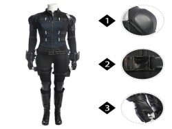 Infinity War Black Widow Natasha Romanoff cosplay costume