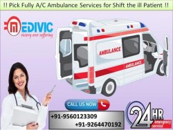 Book Economical Hi-tech Ambulance Service in Madhubani by Medivic