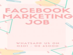 We are hiring students for Face book Marketing online work, weekly pay